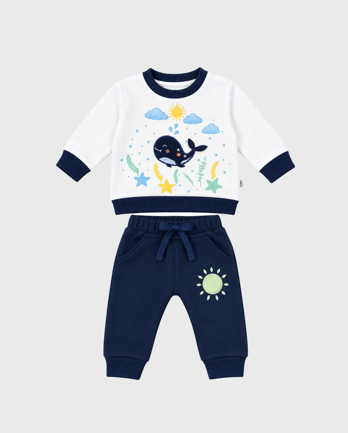 Pijama Pantalón Bordado Ballena ESTILO