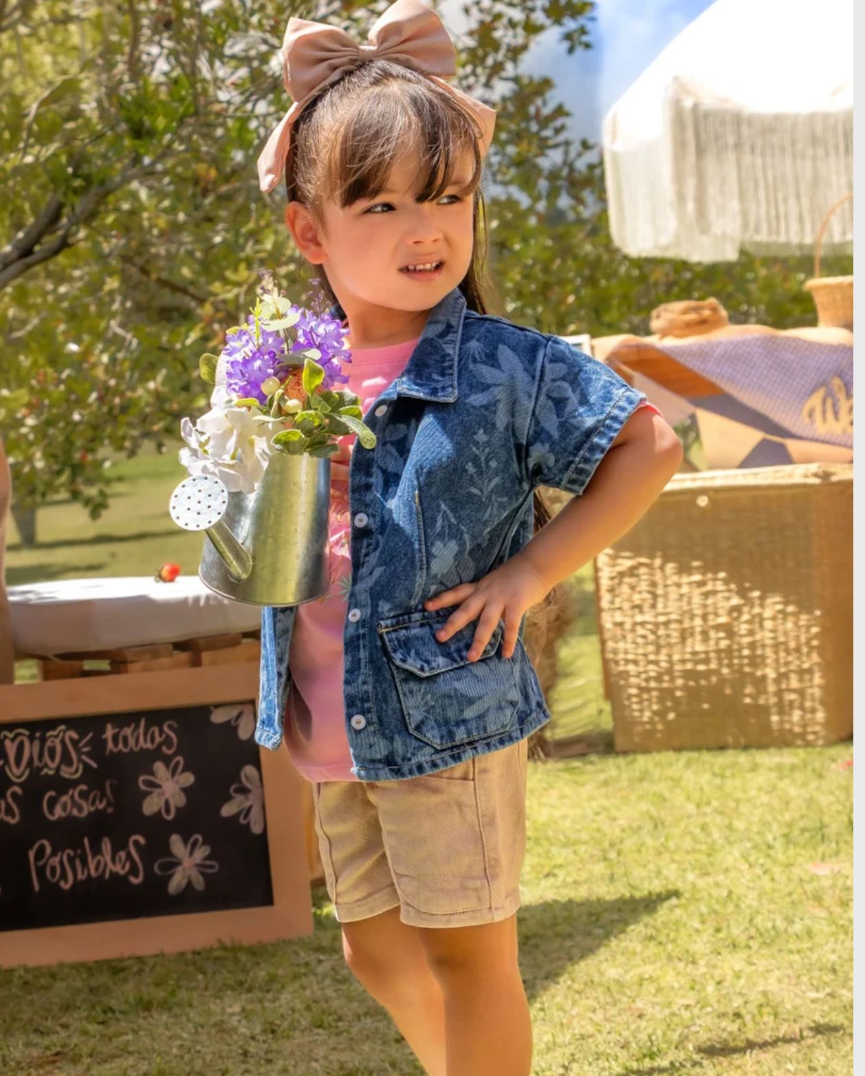 Conjunto Denim 3 Piezas Wild Joy Baby Modelo

