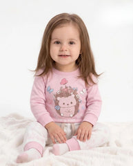 Pijama Manga Larga Erizo Color Surtido Pastel