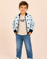Conjunto 3 Piezas Chaqueta Letras Dog Joy Baby