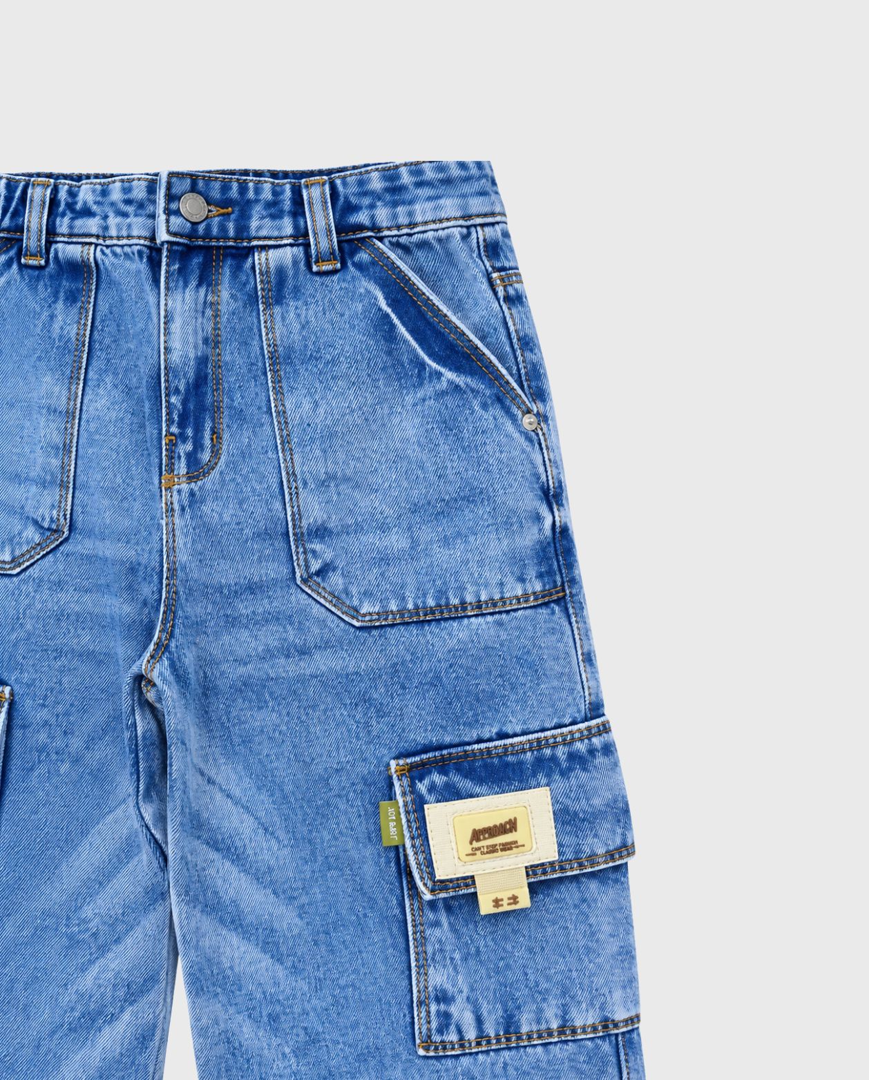 Pantalón Denim Cargo Junior Joy Baby detalle