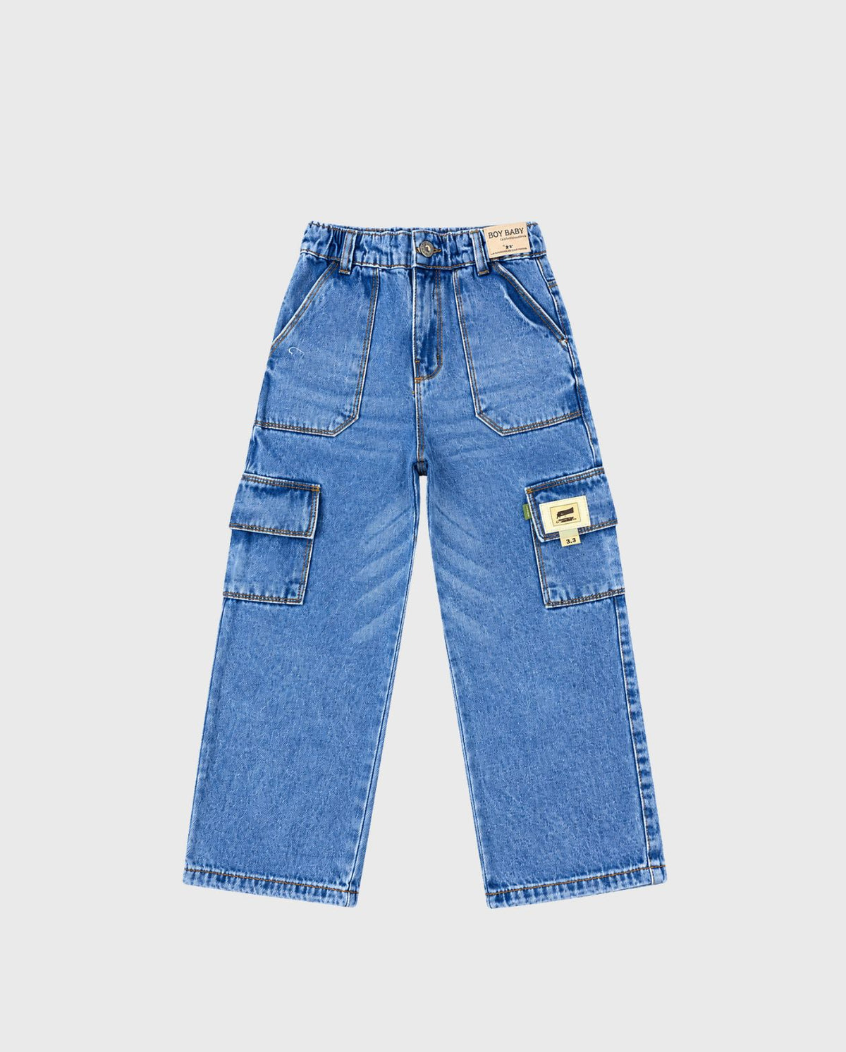 Pantalón Denim Cargo Junior Joy Baby