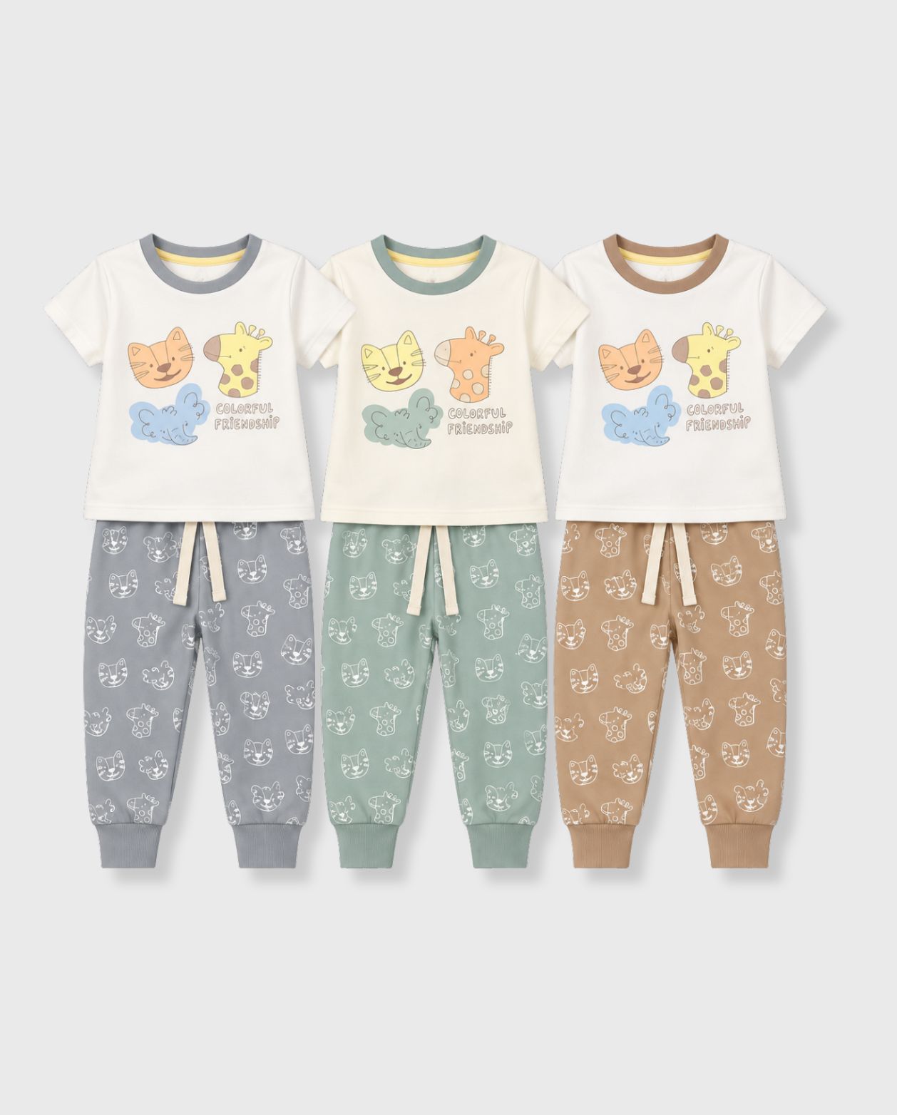 Pijama Pantalón Animales Friendship Color Surtido COLORES