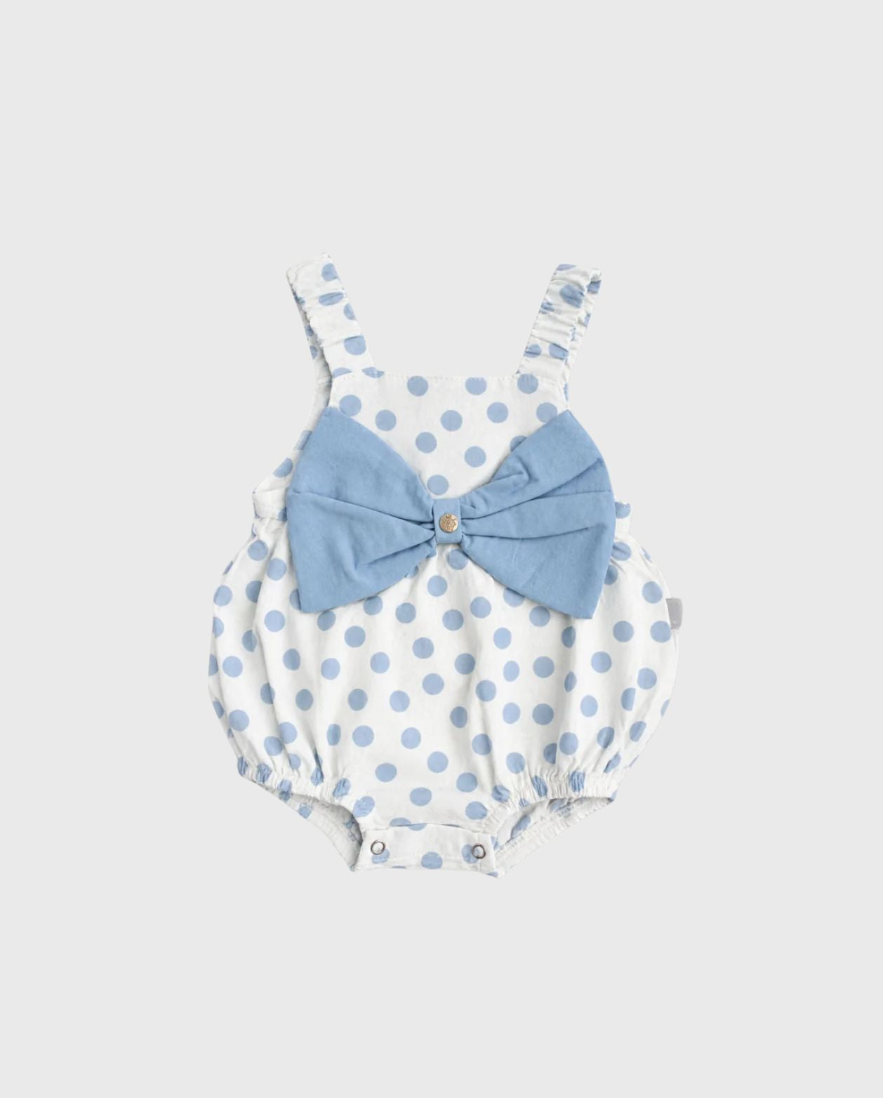 Body Estampado Puntos Moño azul