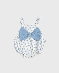 Body Estampado Puntos Moño azul
