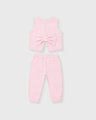 Conjunto Pantalón Moño Rosa  ESTILO