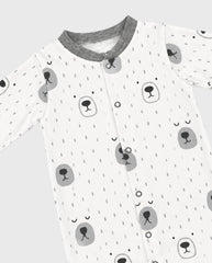 Pijama Enteriza Estampada Osos Detalle