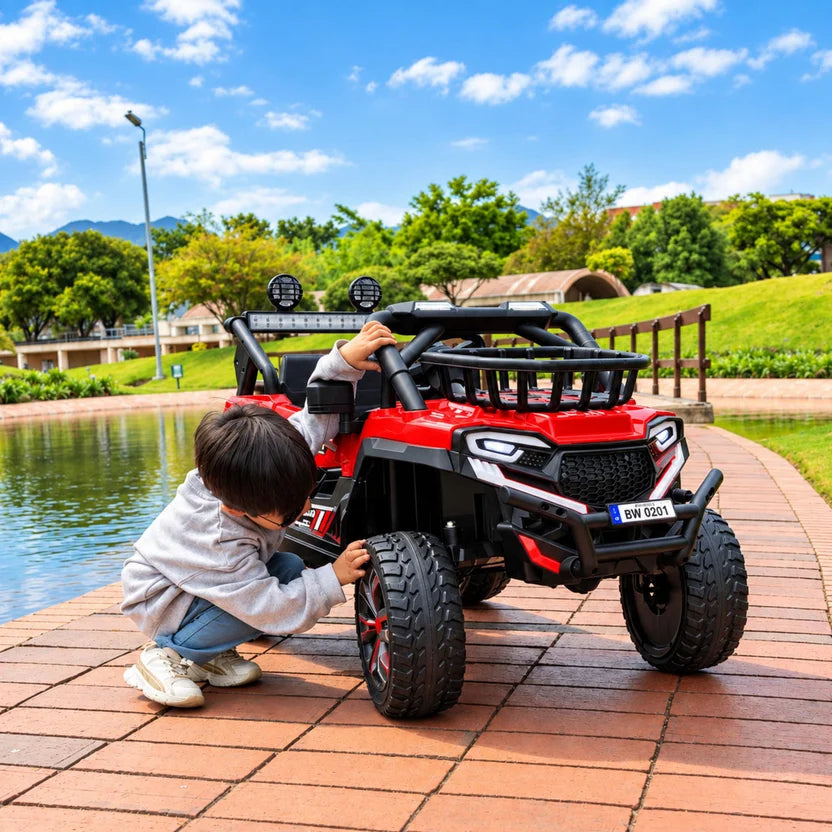 Carro Montable Eléctrico Súper Trail Rojo 12V Prinsel MODELO