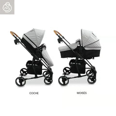 Coche Moises Prima Gris Bebesit