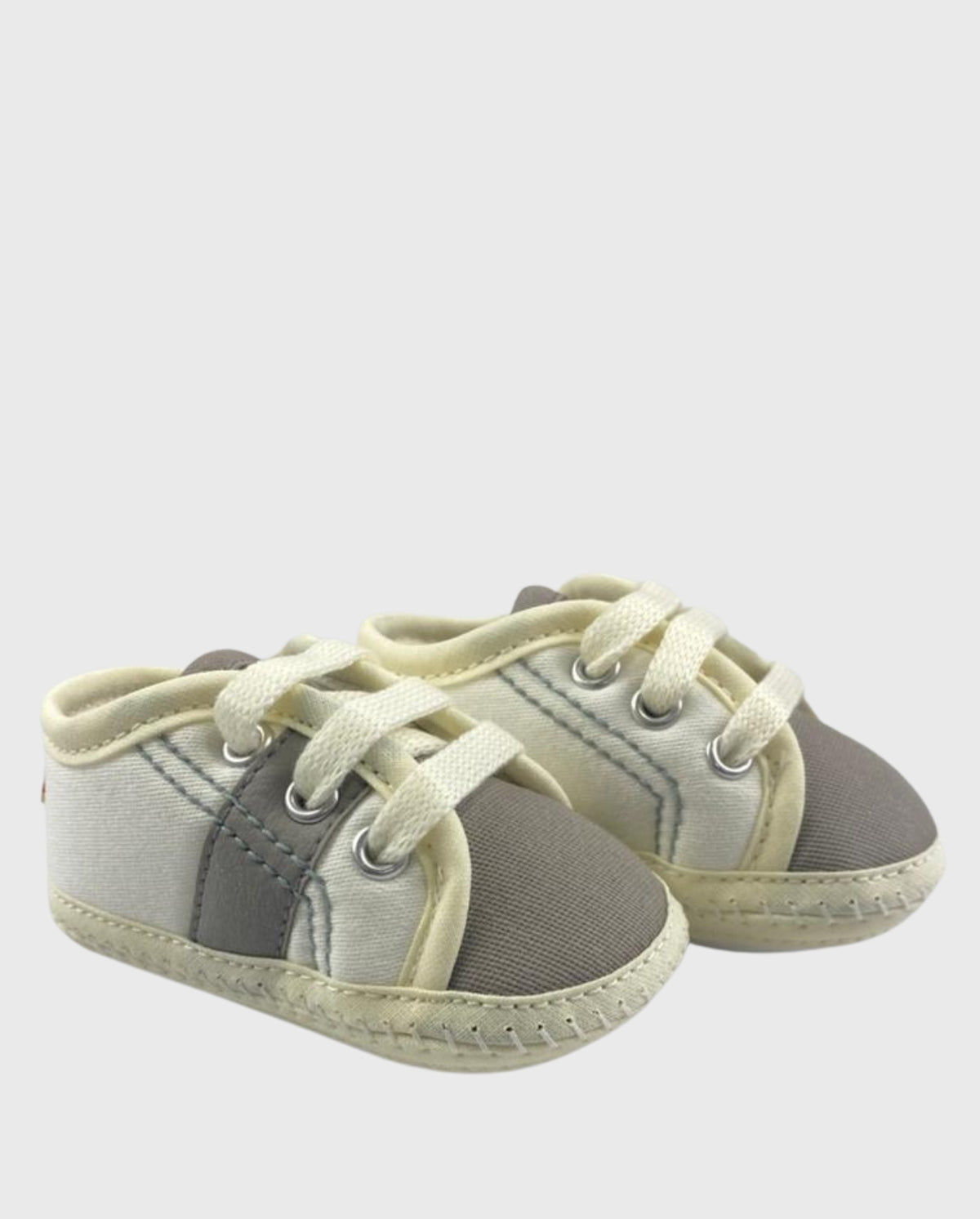 Tenis sin Suela Combinado Gris  par