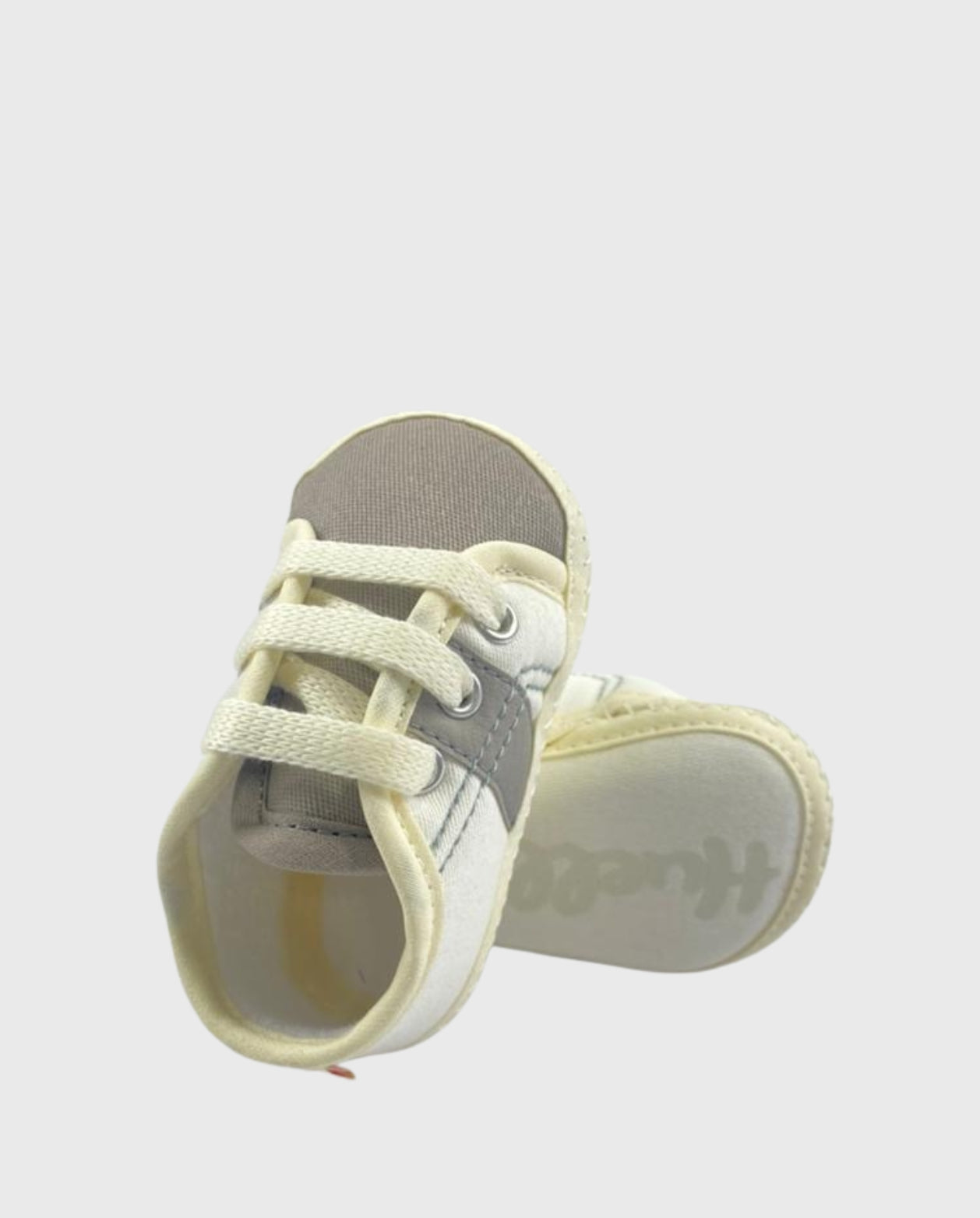 Tenis sin Suela Combinado Gris
