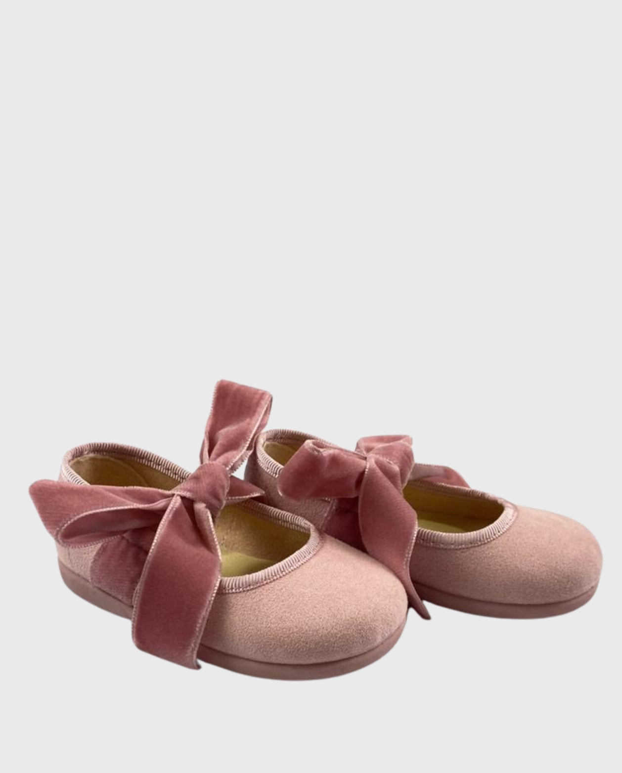 Baletas Mercedita Con Cinta De Terciopelo Tokolate par