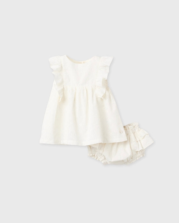 Vestido Con Panty Bordado Blanco Zippy®