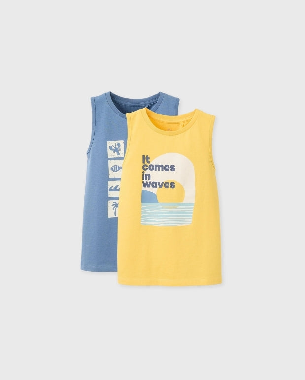 Set 2 Camisetas Esqueleto Playa Zippy®