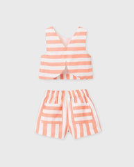 Conjunto Short Rayas Naranja Zippy® diseño