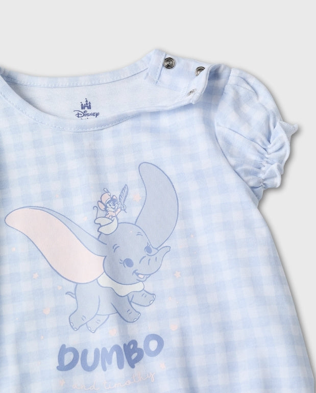 Pelele Cuadros Dumbo Azul Zippy® detalle