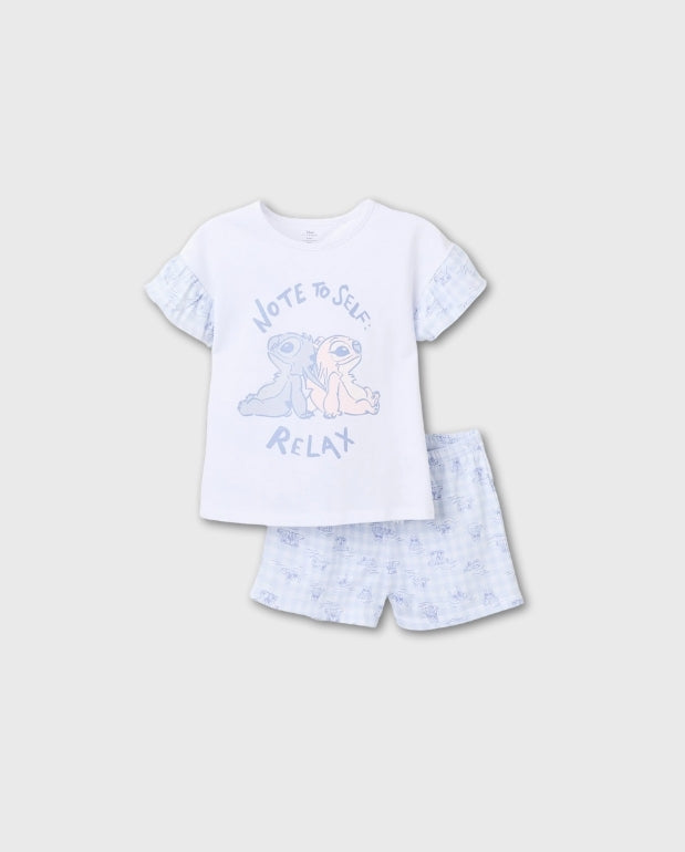 Conjunto Short Estampado Stitch Zippy®