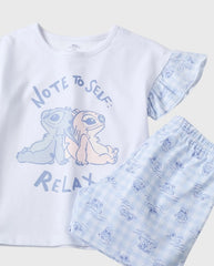 Conjunto Short Estampado Stitch Zippy® detalle