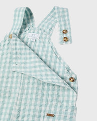 Overol Cuadros Bolsillo Azul Zippy detalle