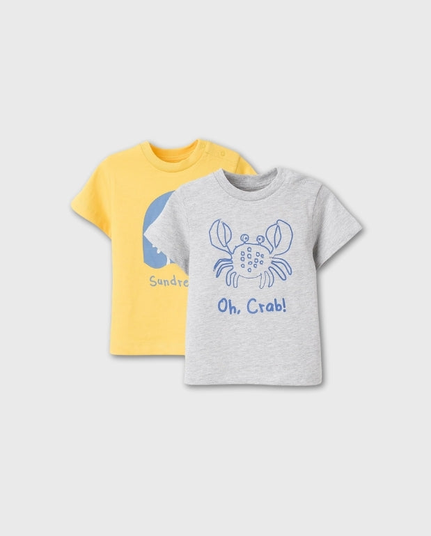 Set 2 Camisetas Estampado Palmeras Zippy®