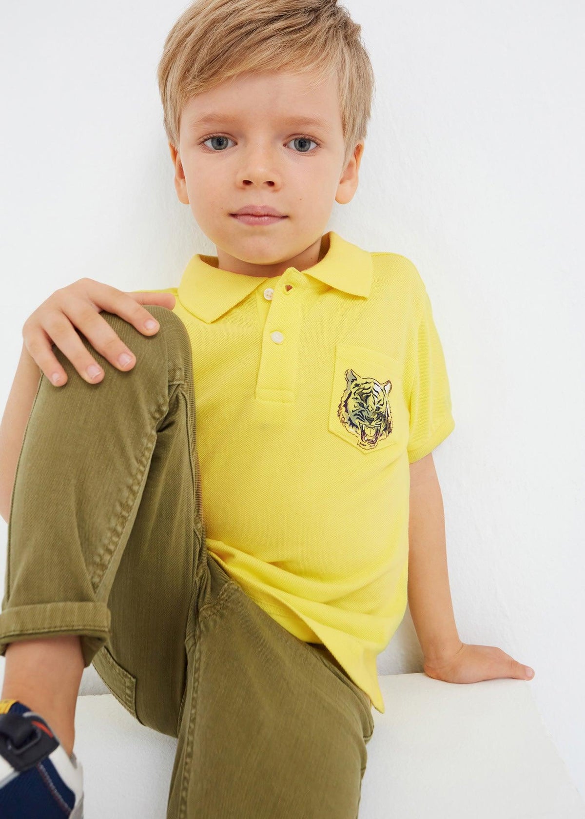 Polo Estampado Tigre Amarillo Mayoral