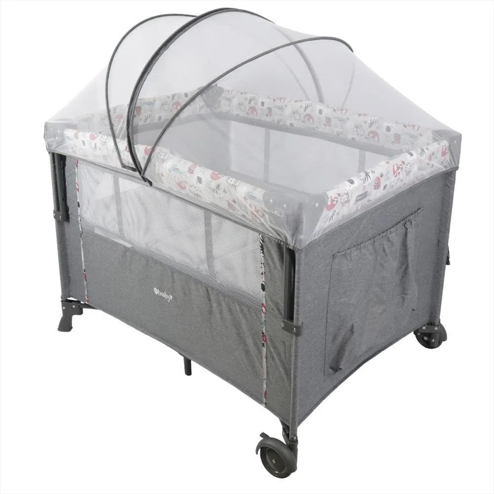 Corral Colecho Nala Gris / Rosado Ebaby EBABY