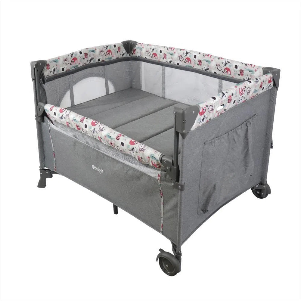 Corral Colecho Nala Gris / Rosado Ebaby EBABY