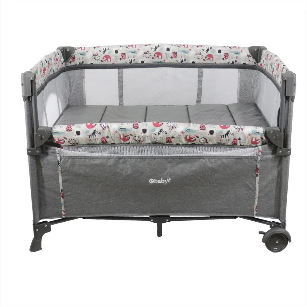 Corral Colecho Nala Gris / Rosado Ebaby EBABY