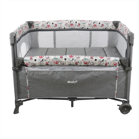 Corral Colecho Nala Gris / Rosado Ebaby EBABY