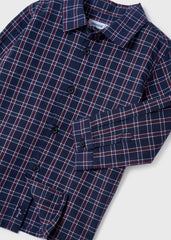 Camisa Manga Larga Navy Cuadros Mayoral Botones