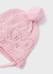 Set Gorro Y Bufanda Tejido Corazón Rosa Mayoral Detalles