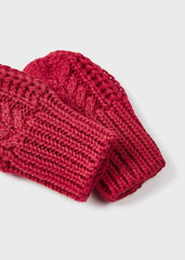 Gorro Con Manoplas Rojo Mayoral Detalles