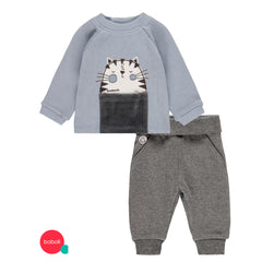 Conjunto Saco Y Pantalón Gatito BOBOLI