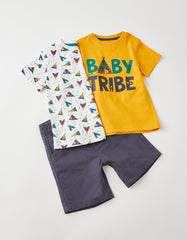 CONJUNTO 3 PIEZAS BABY TRIBE ZIPPY