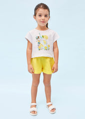 Conjunto 2 Piezas Short Lemon Amarillo Mayoral Niña