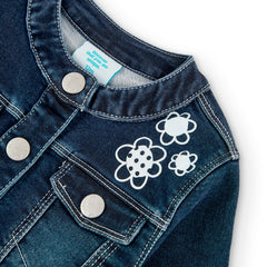 Chaqueta Denim Flores Boboli