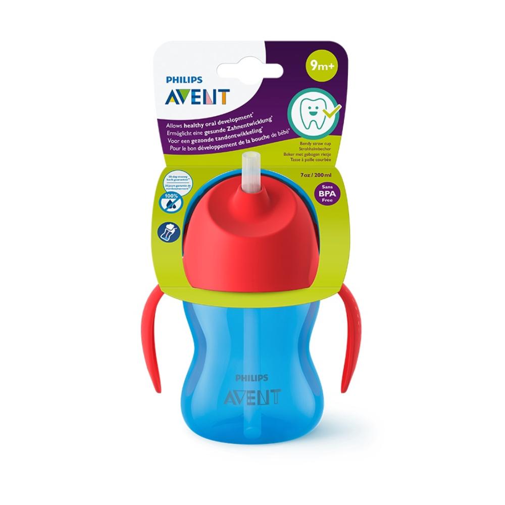 Vaso Pitillo 7oz Azul Avent AVENT