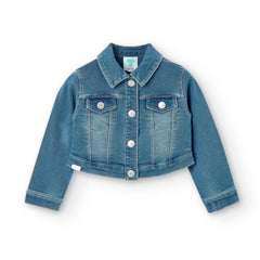 Chaqueta Jean Bordada