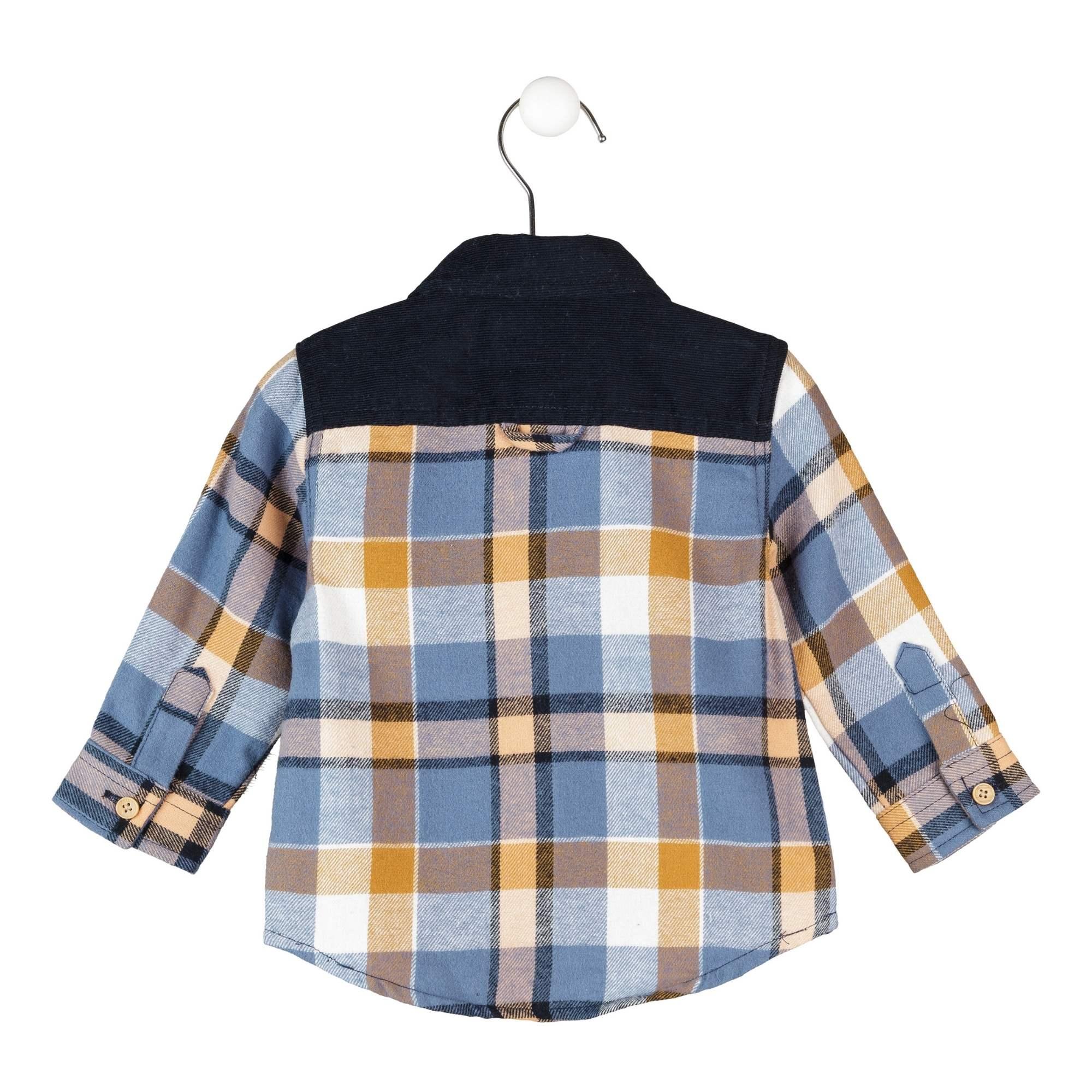 Camisa Cuadros Azul Losan LOSAN