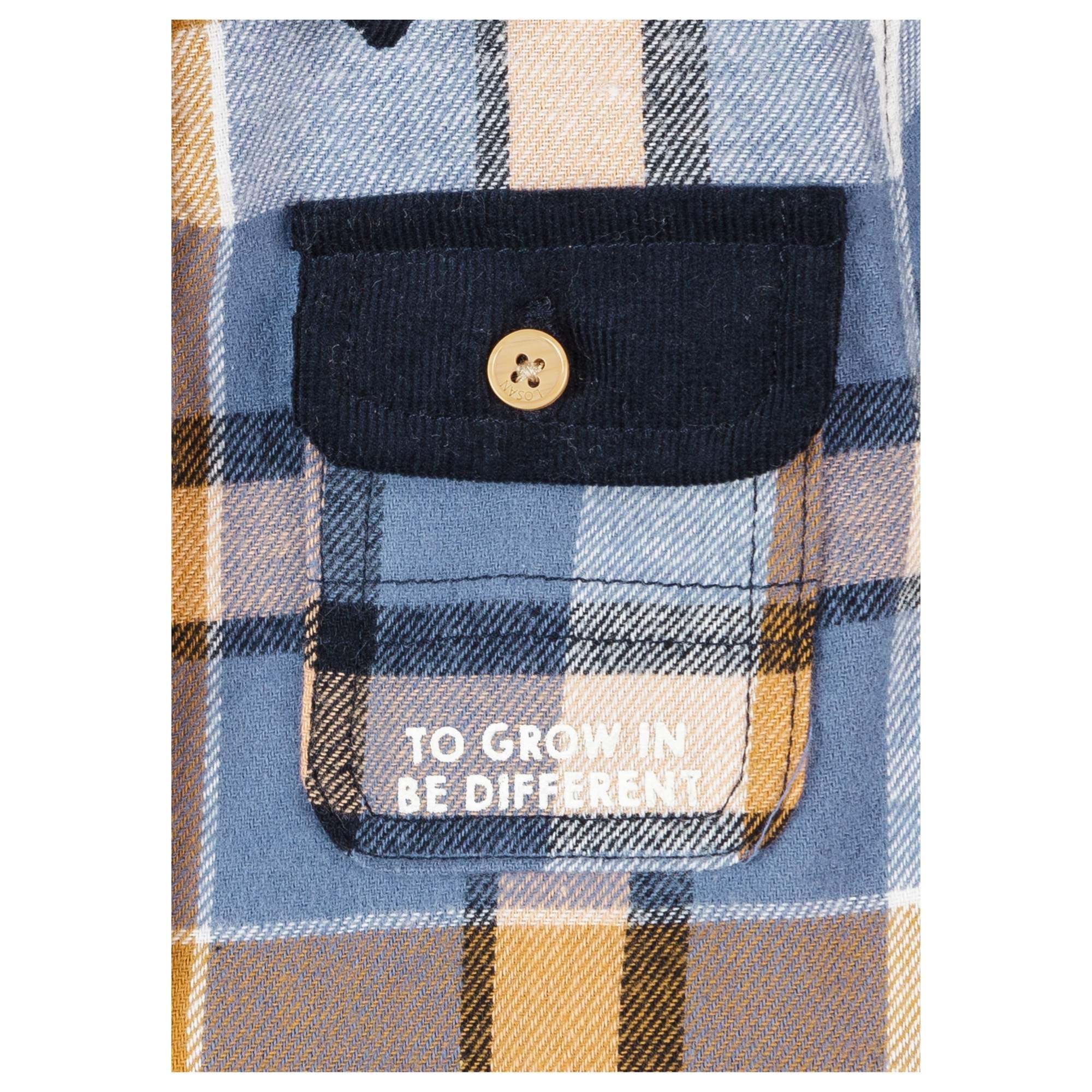 Camisa Cuadros Azul Losan LOSAN