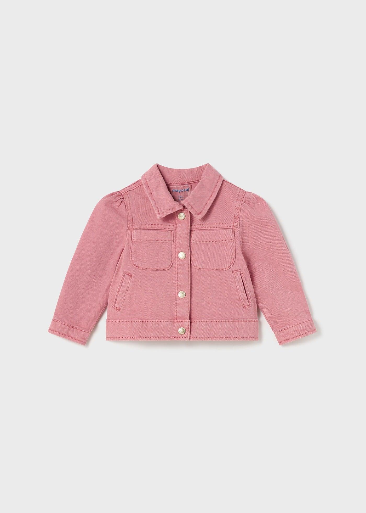 Chaqueta Denim Bolsillos Rosa Mayoral