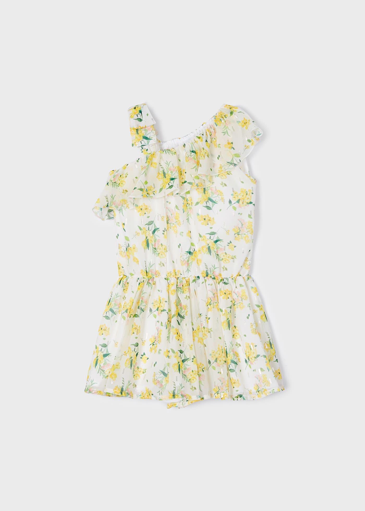 Enterizo Corto Estampado Floral Mayoral Diseño