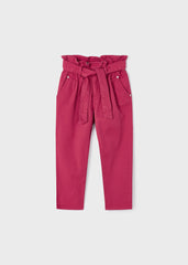 Pantalon Slouchy Correa Cereza