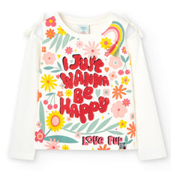 Blusa Manga Larga Happy Boboli