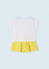 Conjunto 2 Piezas Short Lemon Amarillo Mayoral Blusa