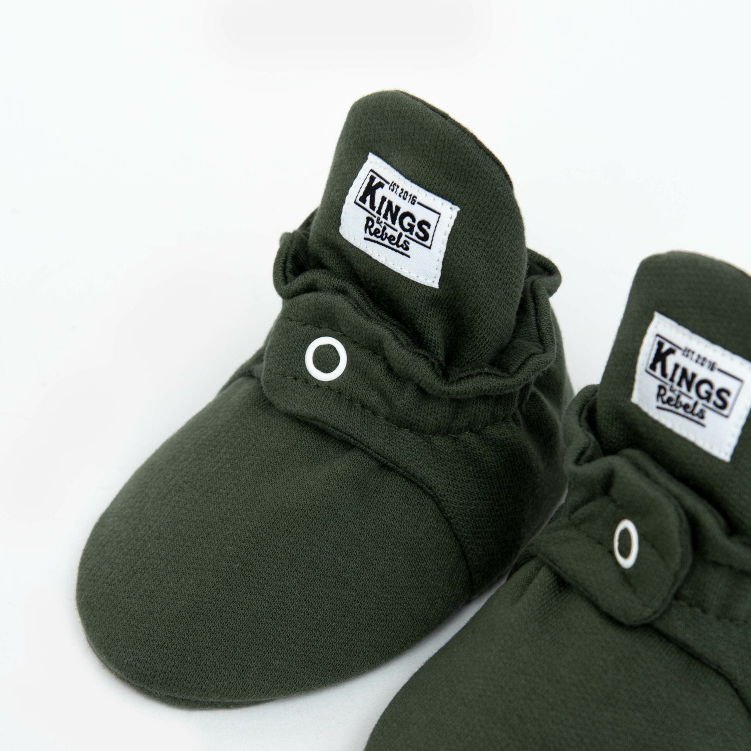 Botas Algodón Verde 12m / 24m - Kings & Rebels KINGS & REBELS