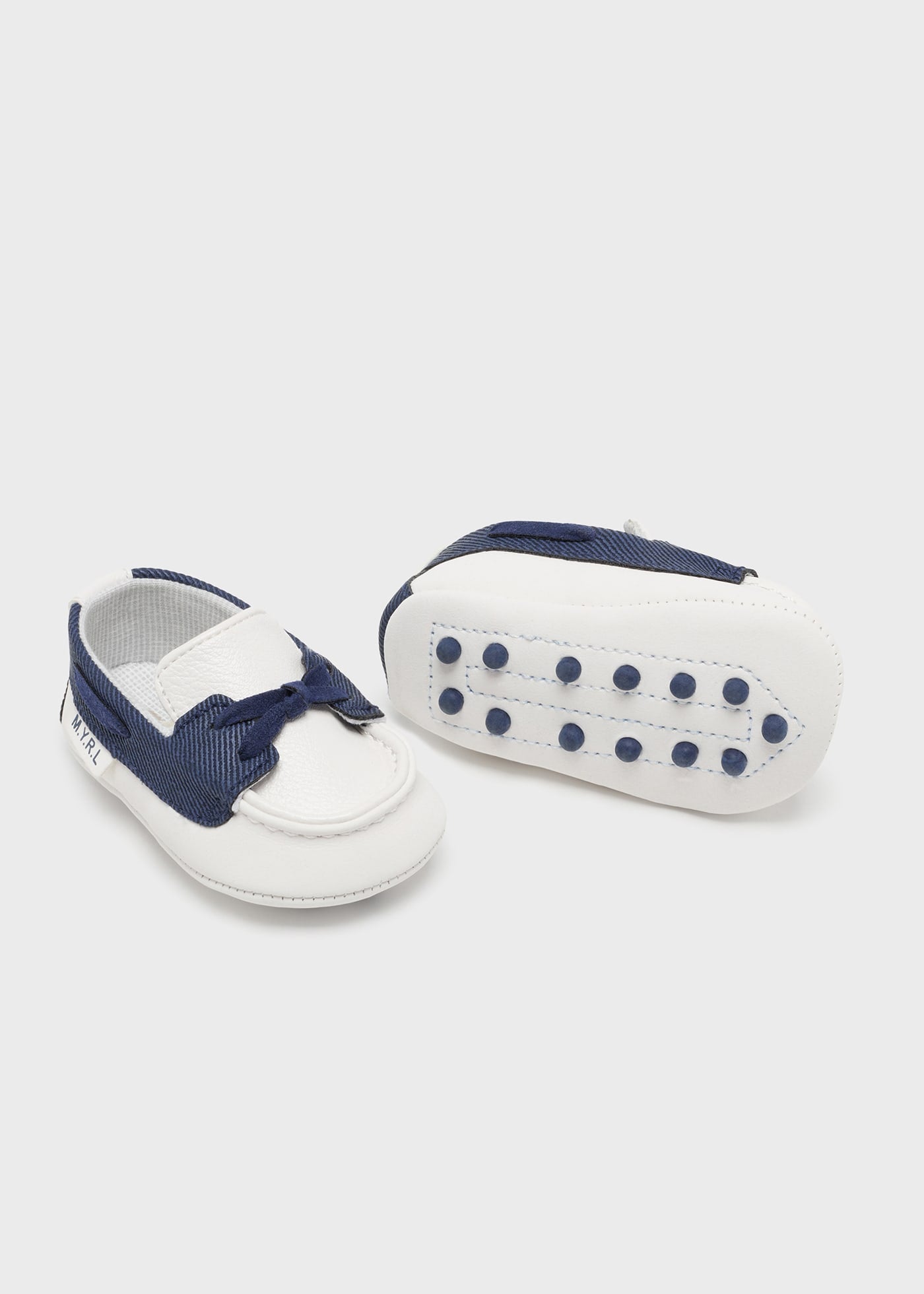 Mocasines Para Bebé Blancos Navy Mayoral Antideslizante