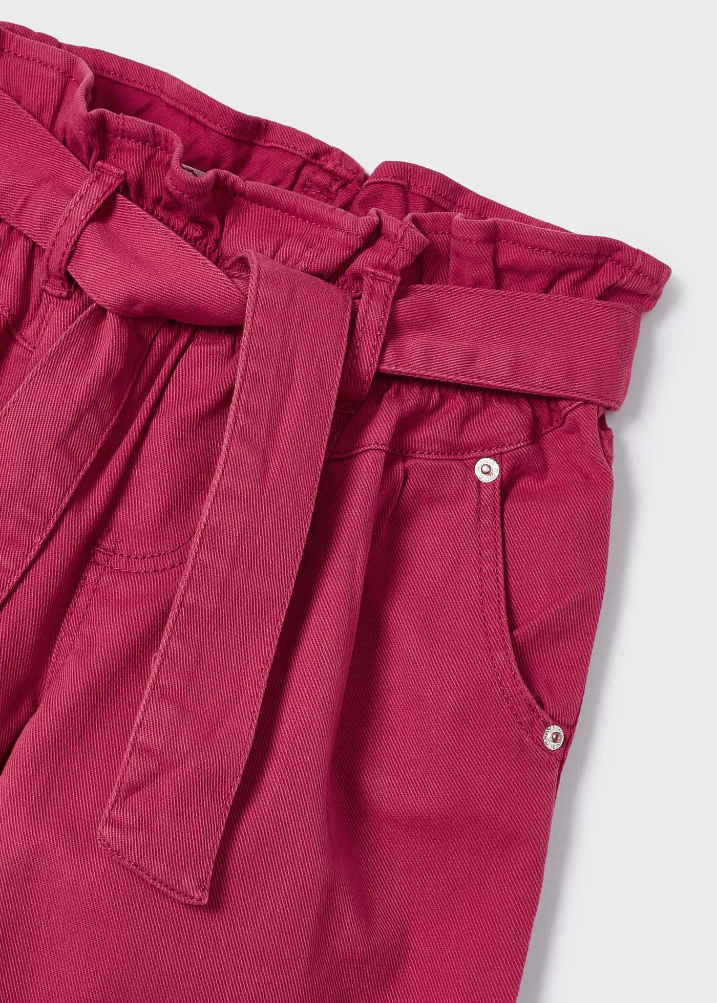 Pantalón Slouchy Correa Cereza Mayoral Detalles