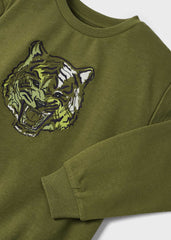Saco Estampado Tiger Verde