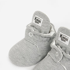 Botas Algodón Gris Jaspe 0m / 6m - Kings & Rebels KINGS & REBELS